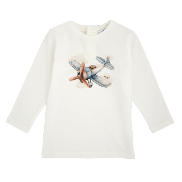 T-SHIRT STAMPA AEROPLANINO