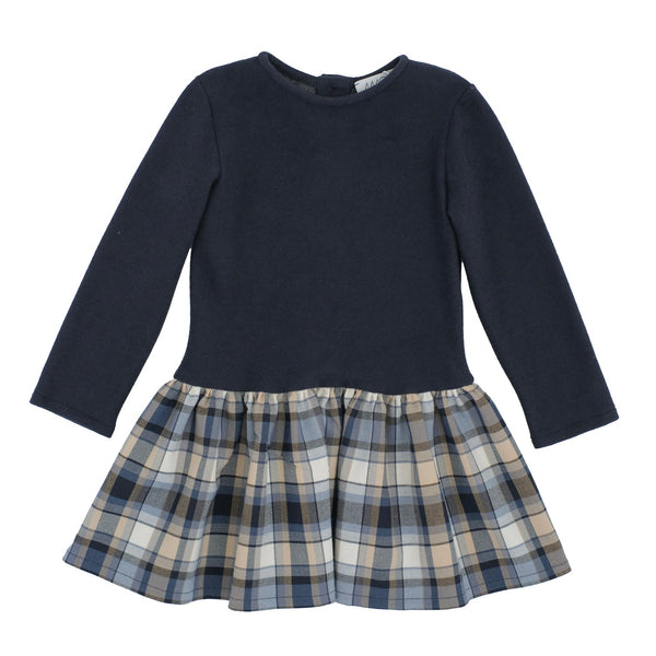 ABITO COTOCASHMERE CON GONNA SCOZZESE