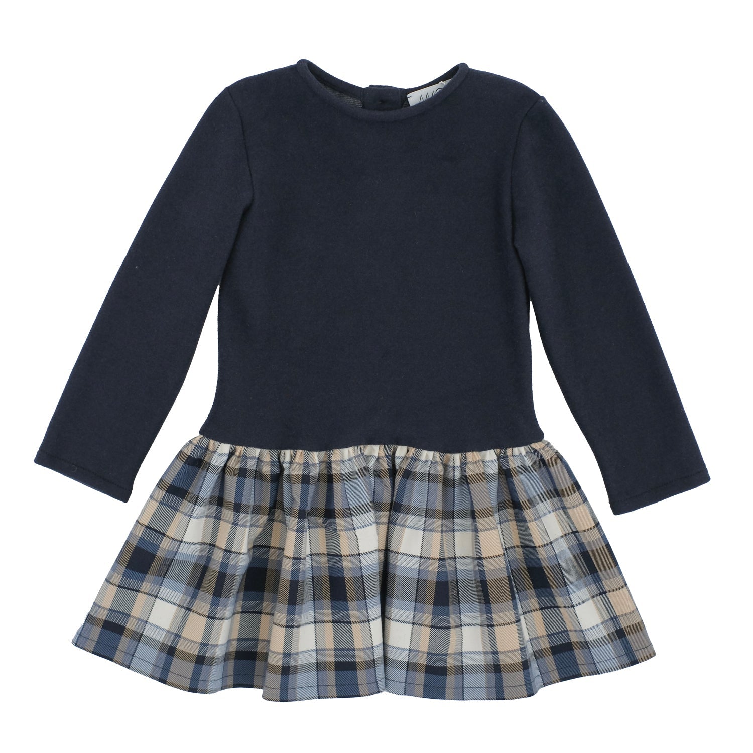 ABITO COTOCASHMERE CON GONNA SCOZZESE