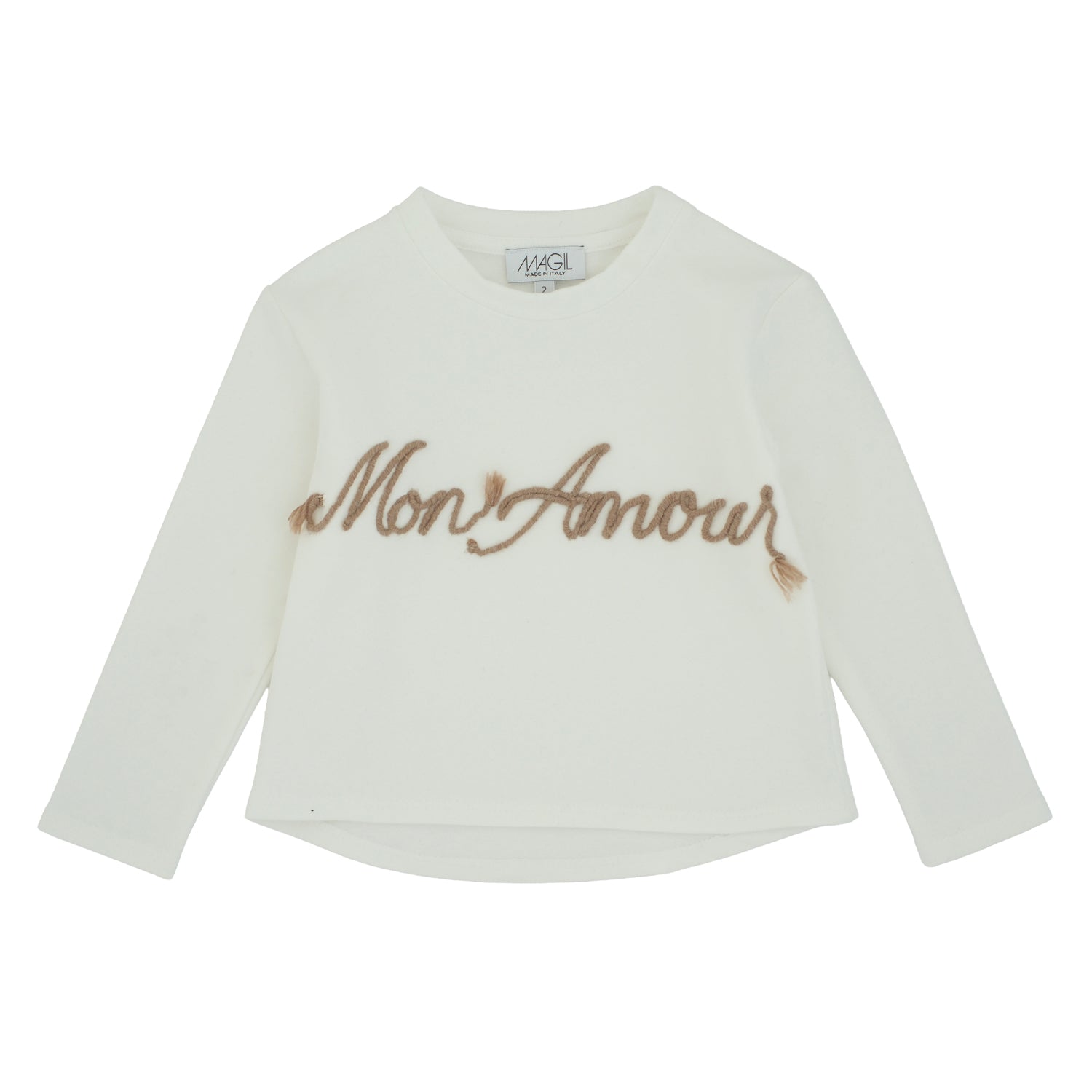 MAGLIA RICAMO MON AMOUR