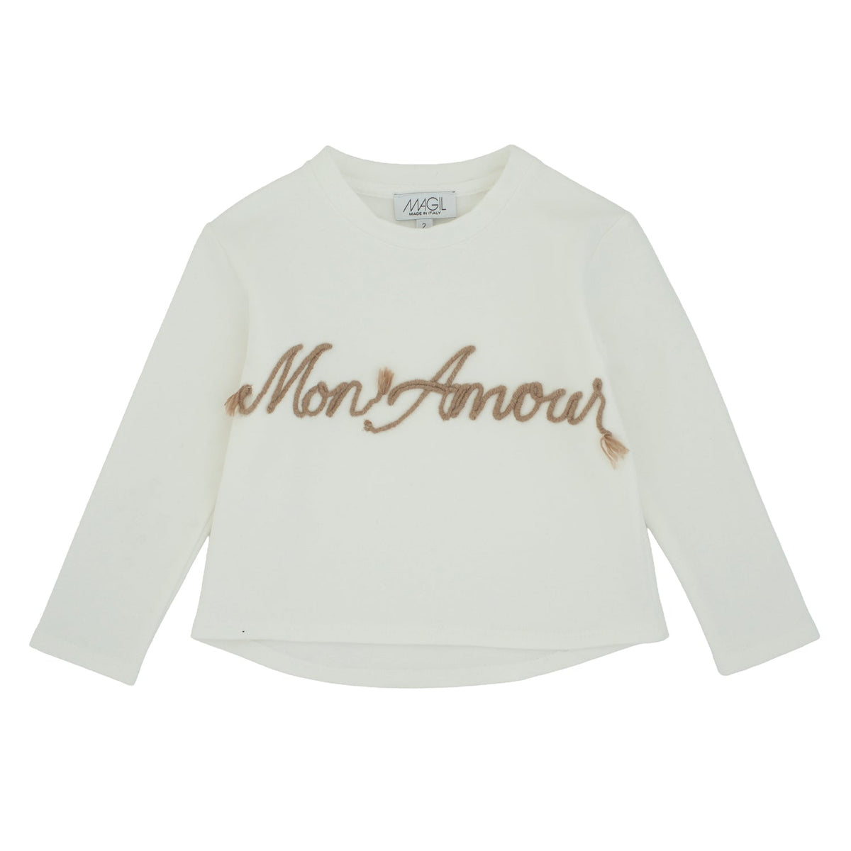 MAGLIA RICAMO MON AMOUR