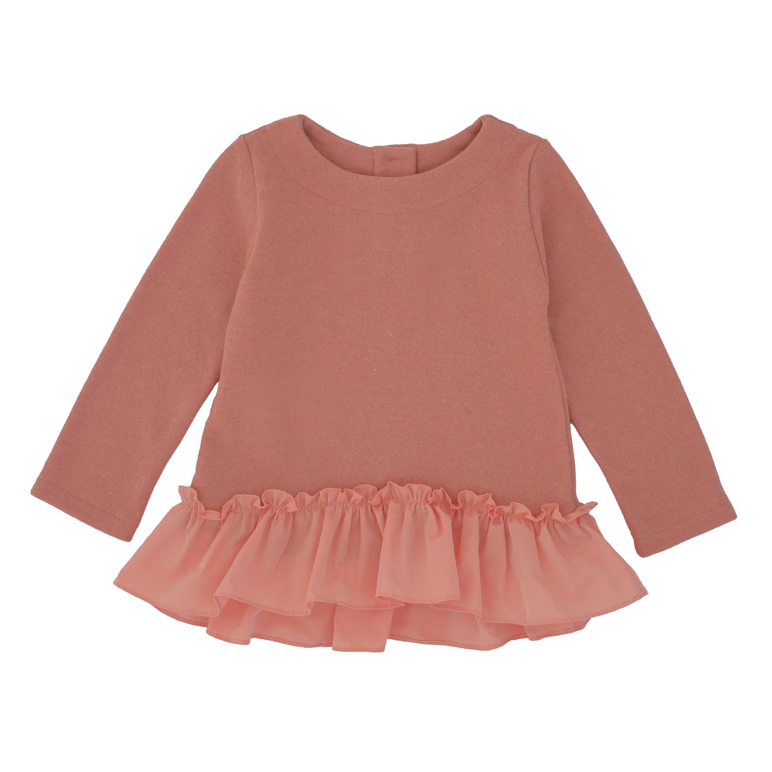 MAGLIA COTOCASHMERE CON BALZA TAFFETAS