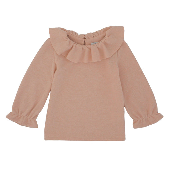 MAGLIA COTOCASHEMERE COLLO PETALO