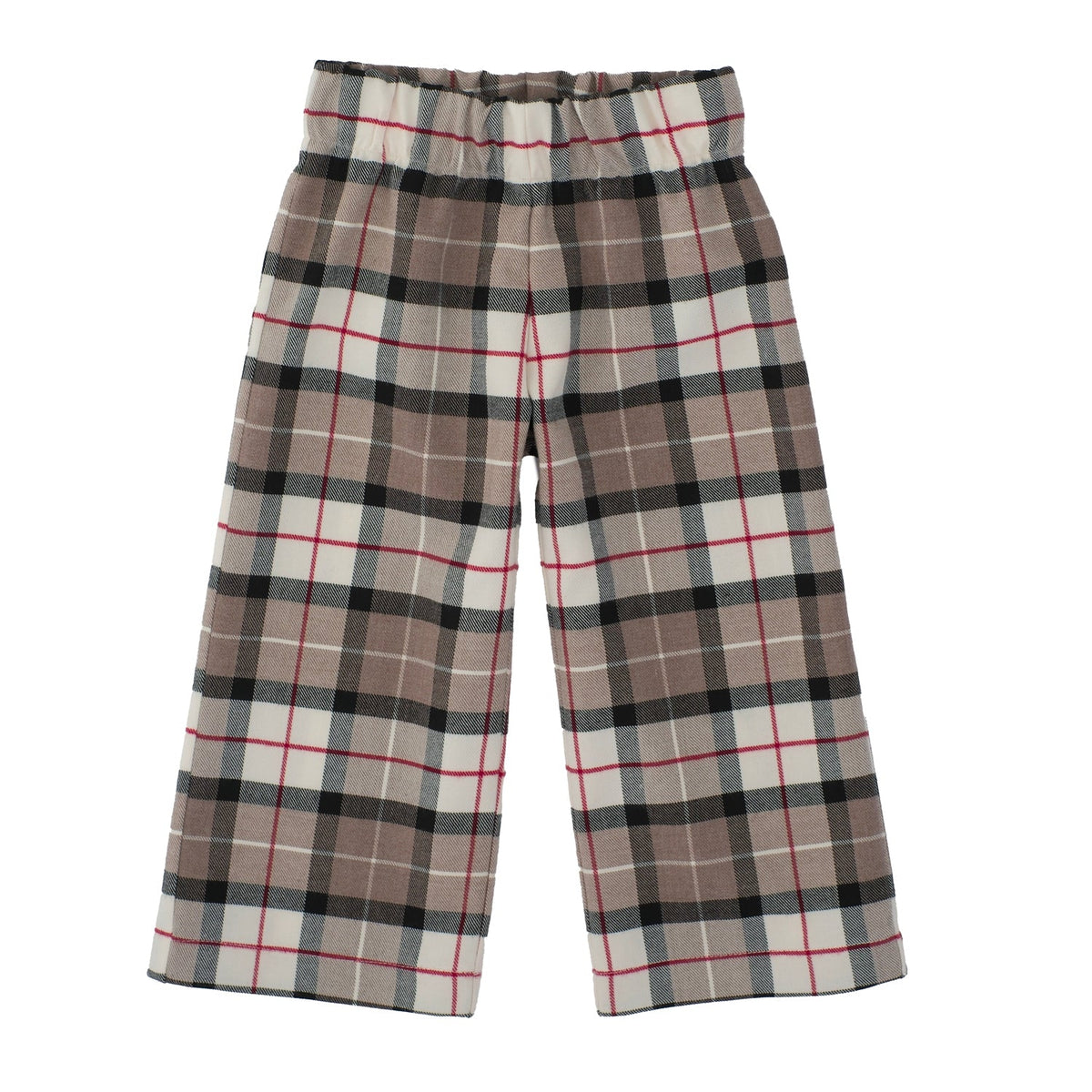 PANTALONE GAUCHO SCOZZESE BEIGE
