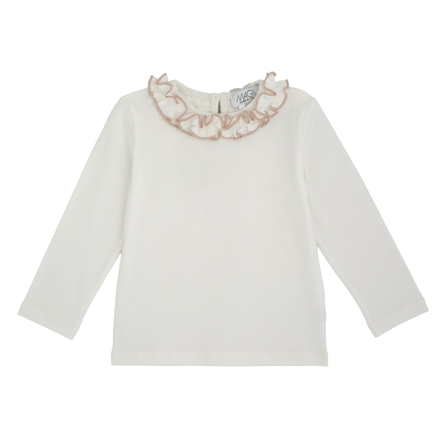 T-SHIRT ROUCHES COLORATA