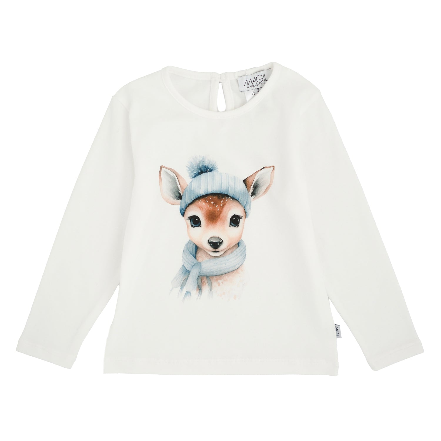 T-SHIRT STAMPA CERBIATTO