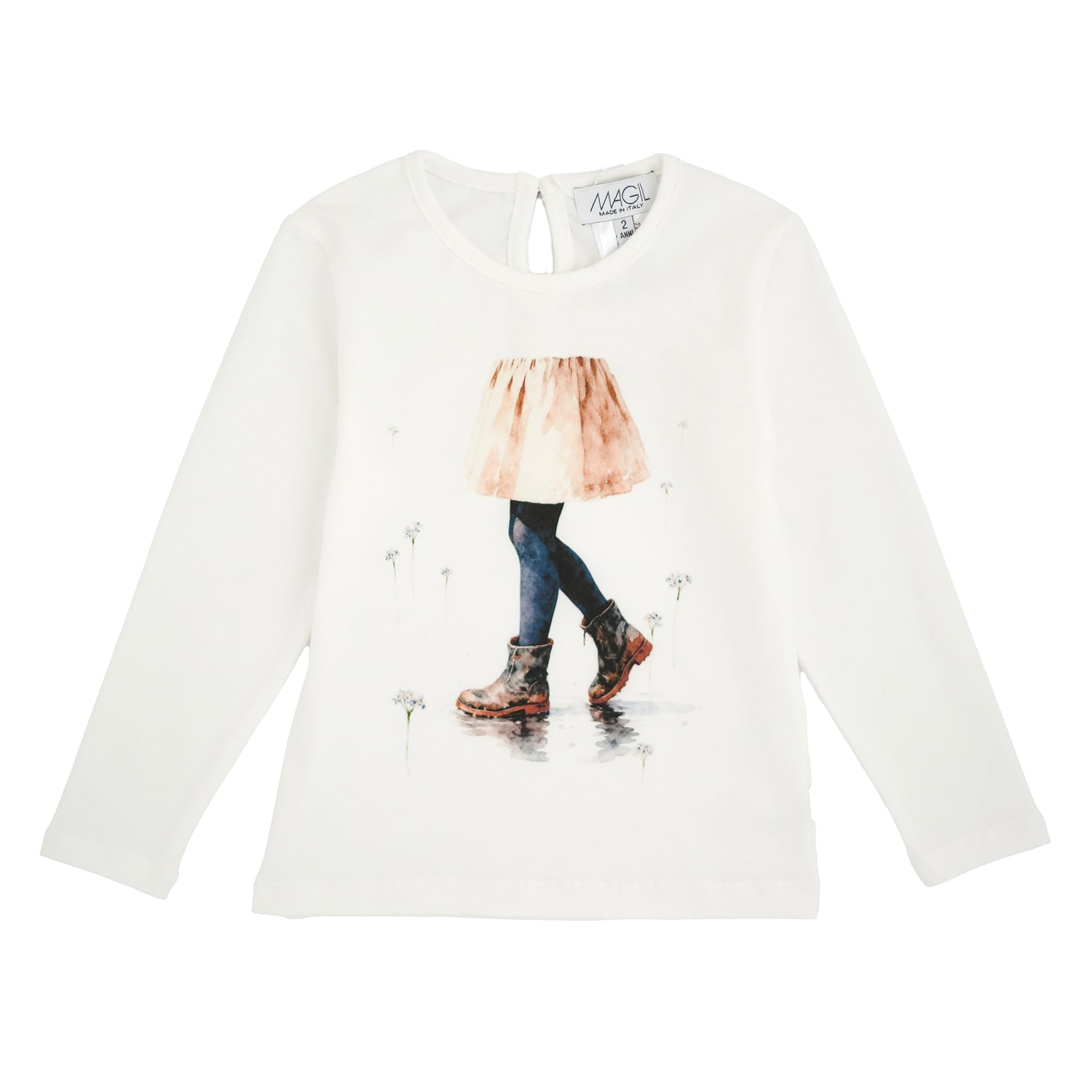 T-SHIRT STAMPA STIVALI
