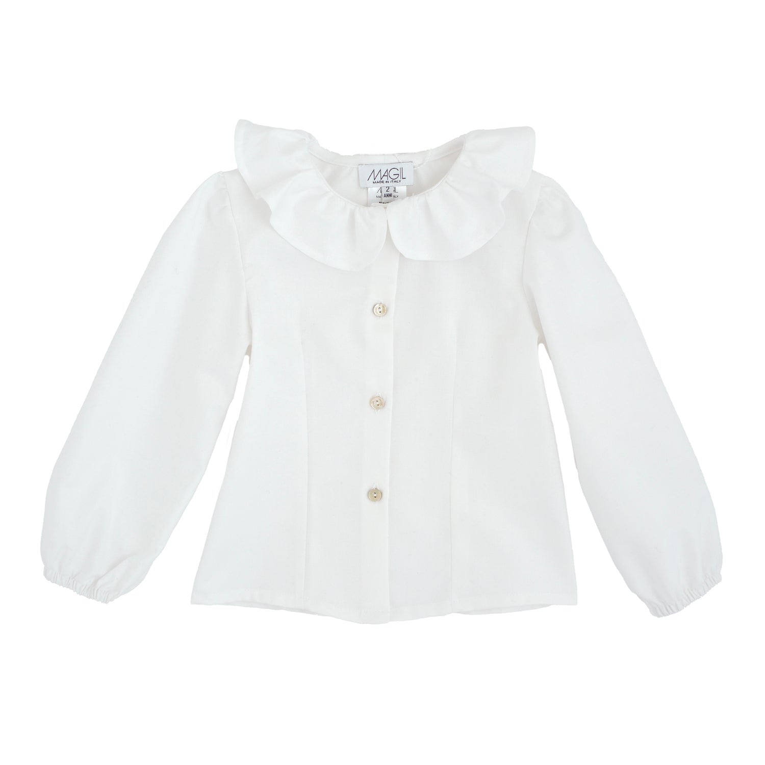 CAMICIA CON COLLETTO VOLANT