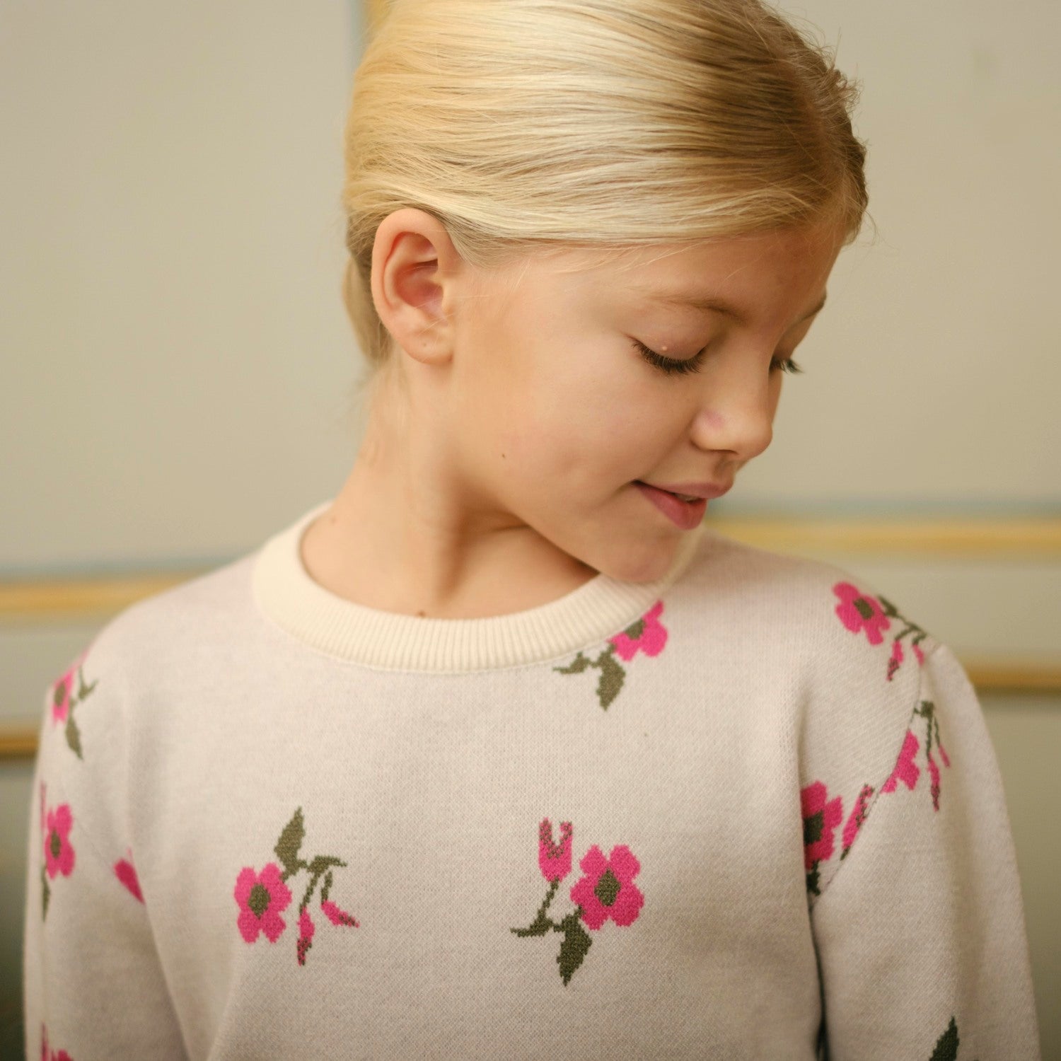 MAGLIONE DISEGNO FIORI