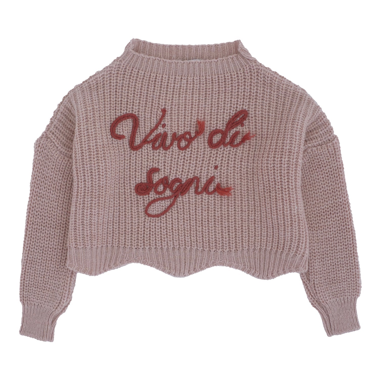 MAGLIONE RICAMO VIVO DI SOGNI