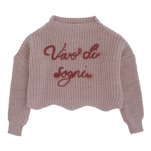 MAGLIONE RICAMO VIVO DI SOGNI