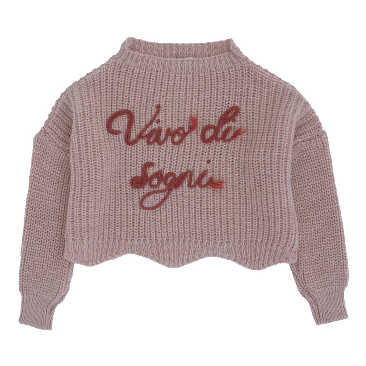 MAGLIONE RICAMO VIVO DI SOGNI