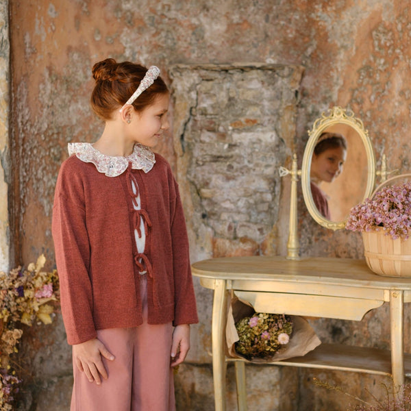 CARDIGAN CON FIOCCHETTI