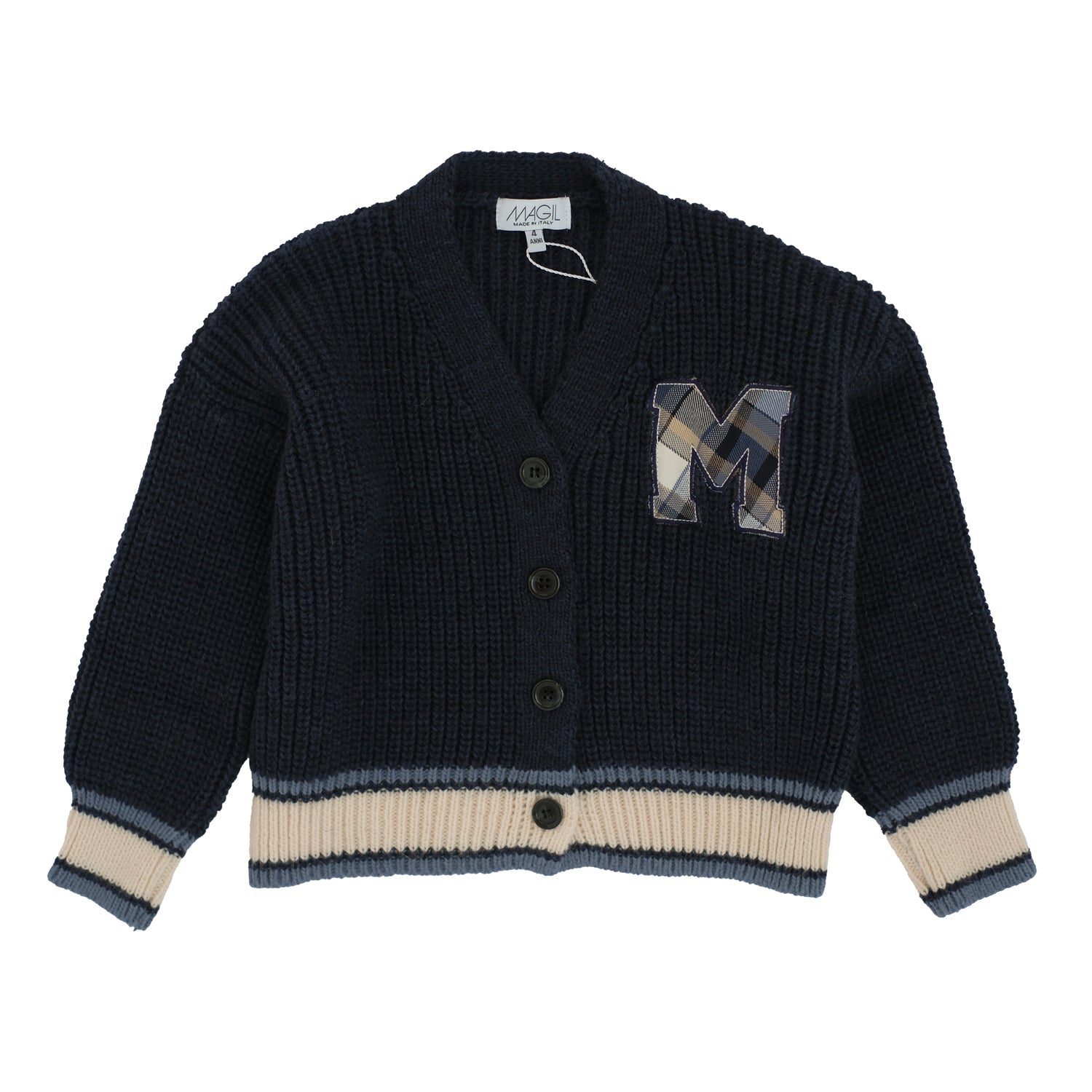 CARDIGAN CON M SCOZZESE