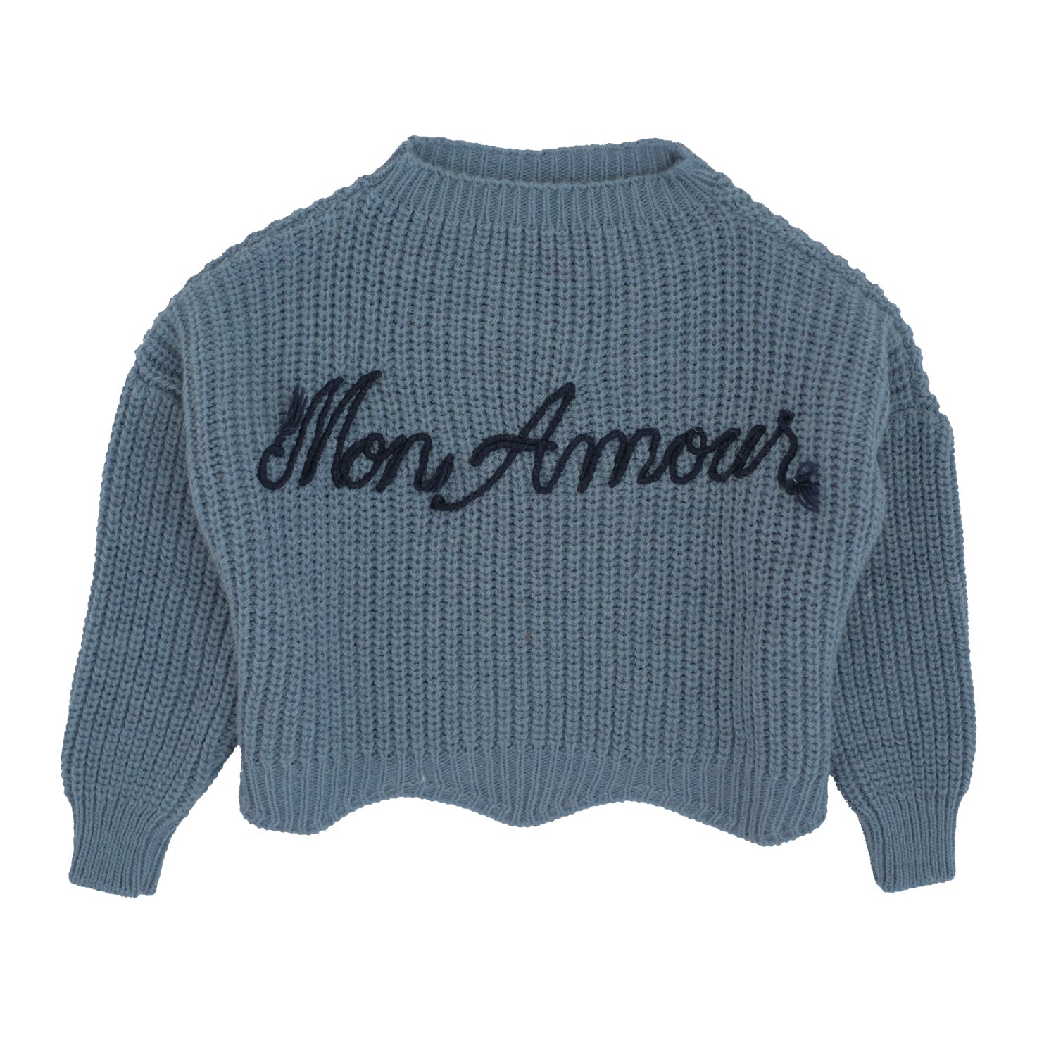 MAGLIONE RICAMO MON AMOUR