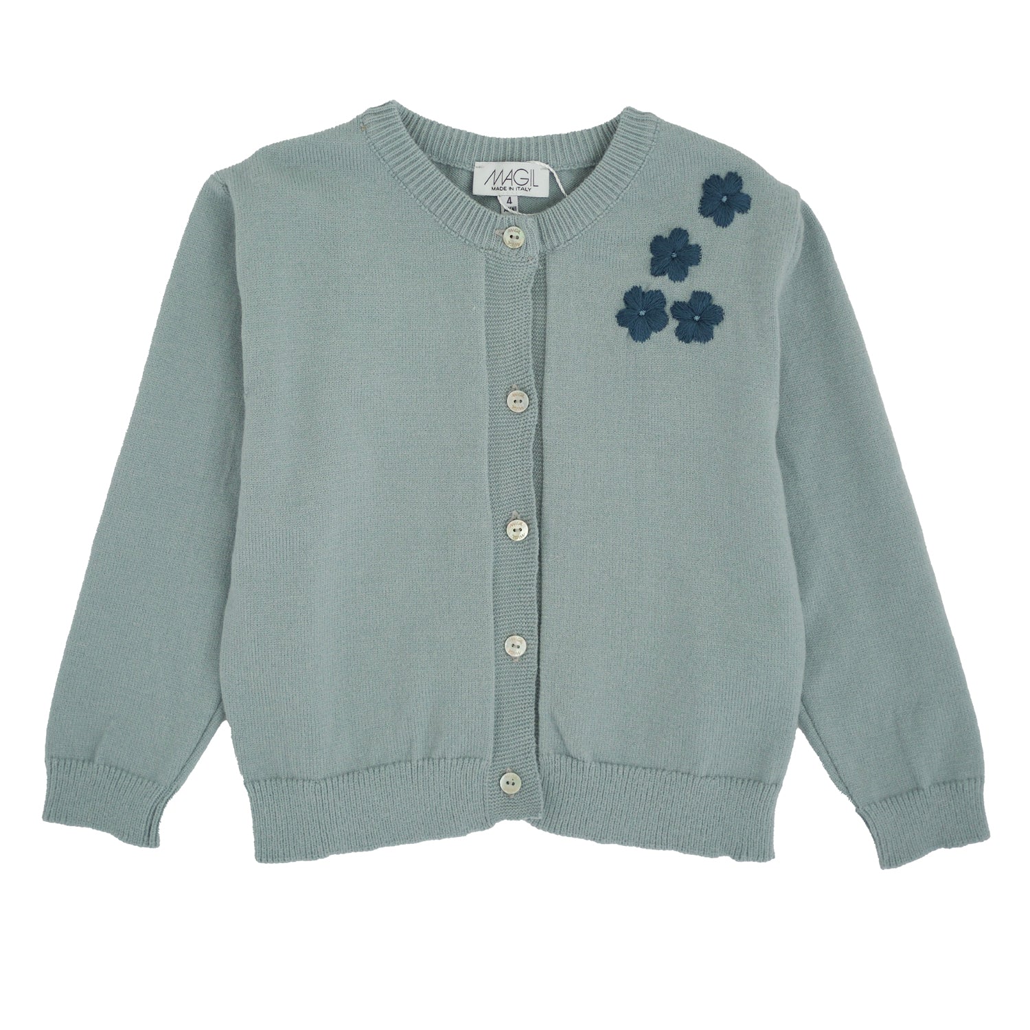 CARDIGAN IN MAGLIA CON RICAMO