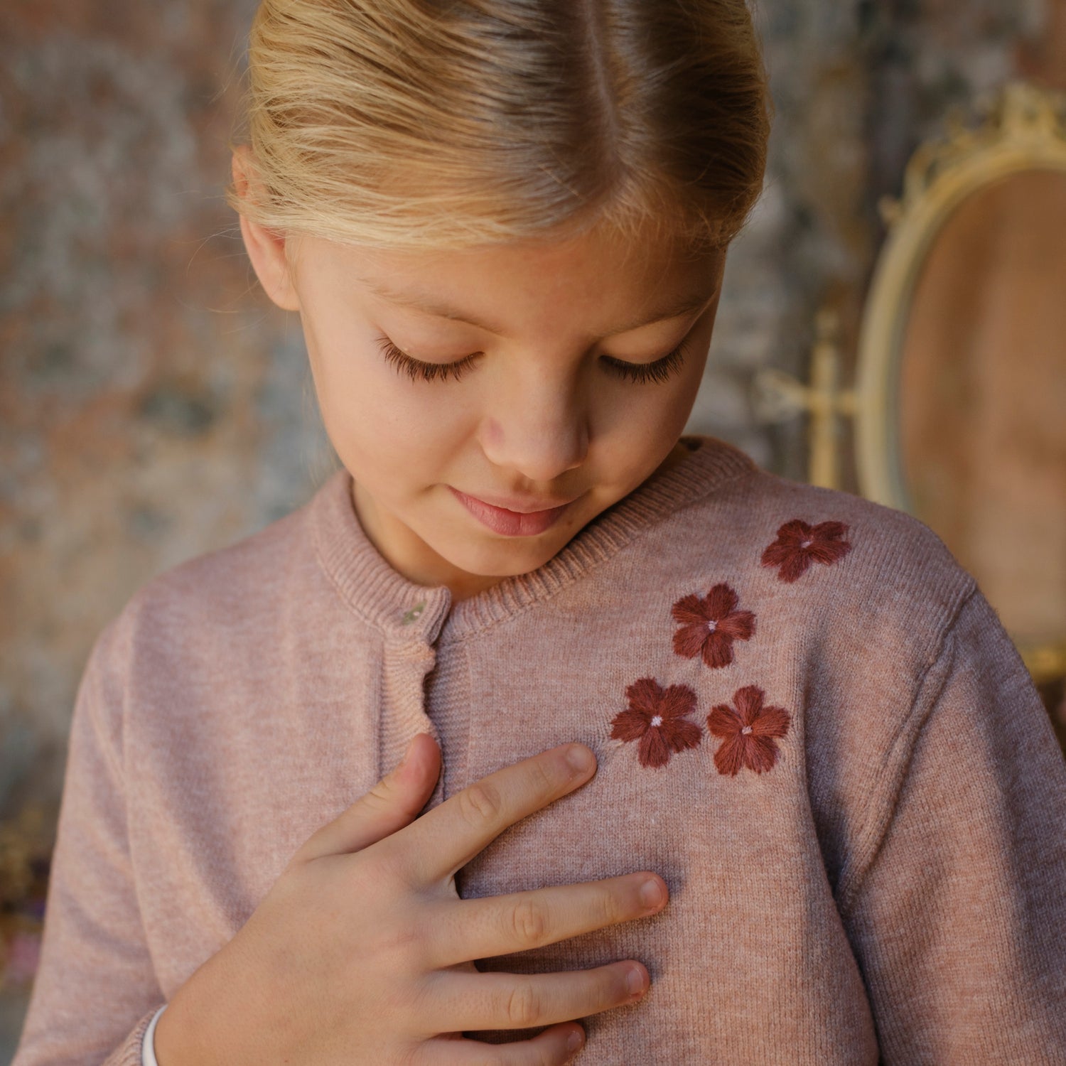 CARDIGAN IN MAGLIA CON RICAMO