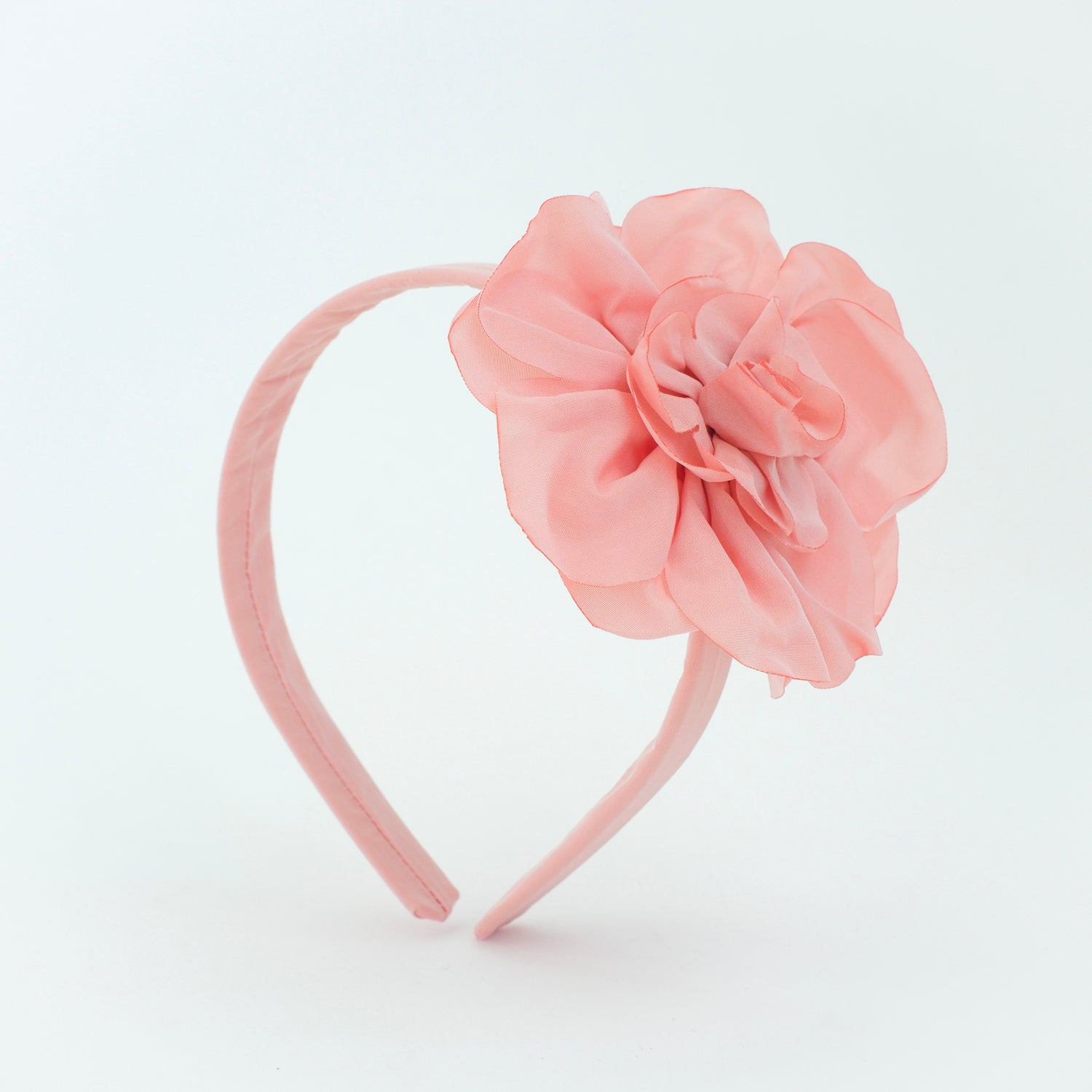 CERCHIETTO CON FIORE TAFFETA'