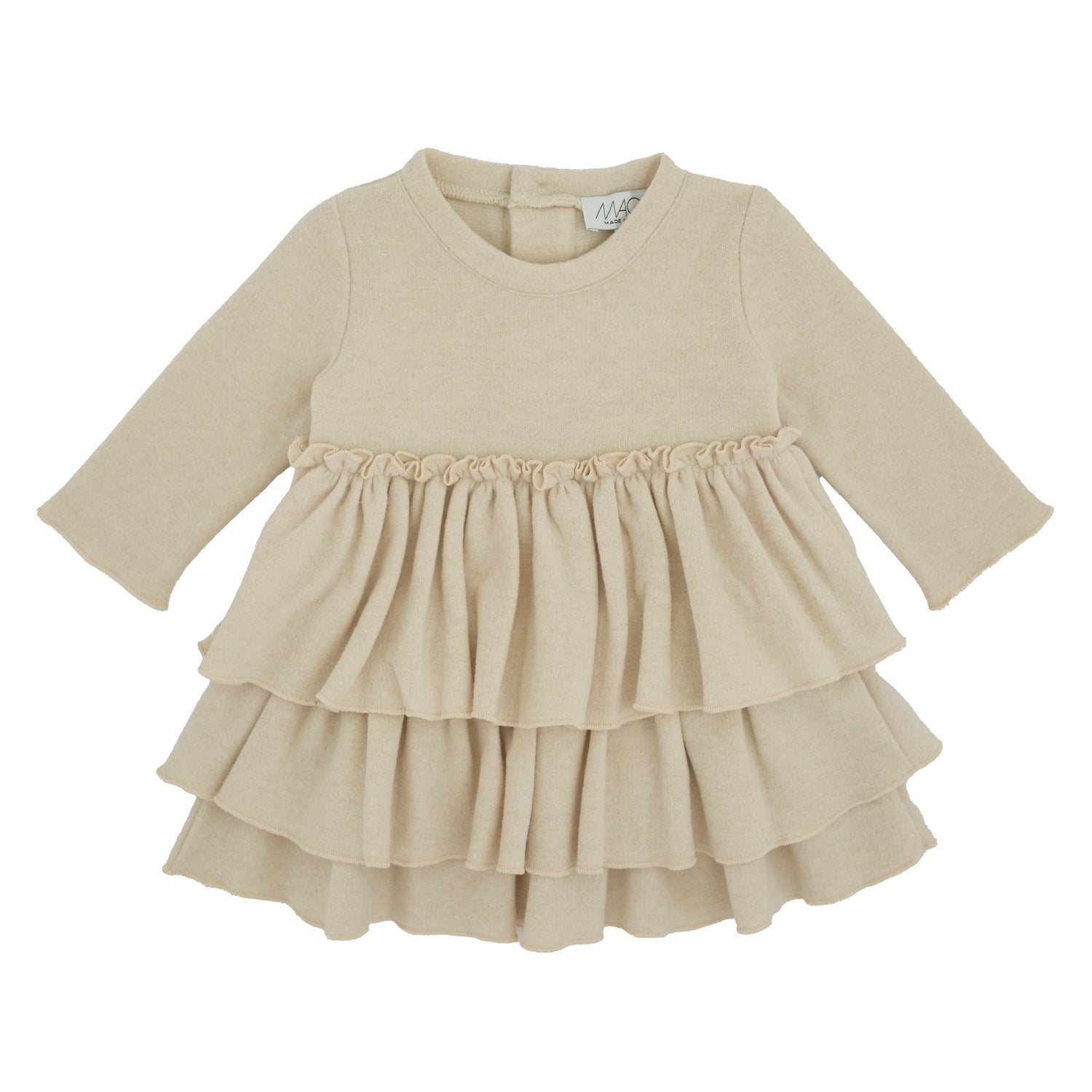 ABITO IN COTOCASHMERE CON BALZE