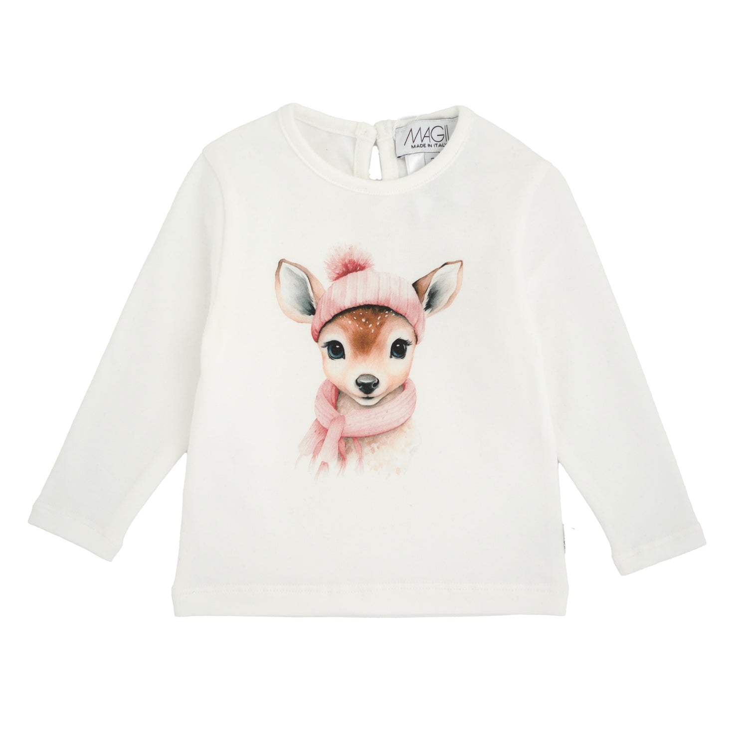 T SHIRT STAMPA CERBIATTO