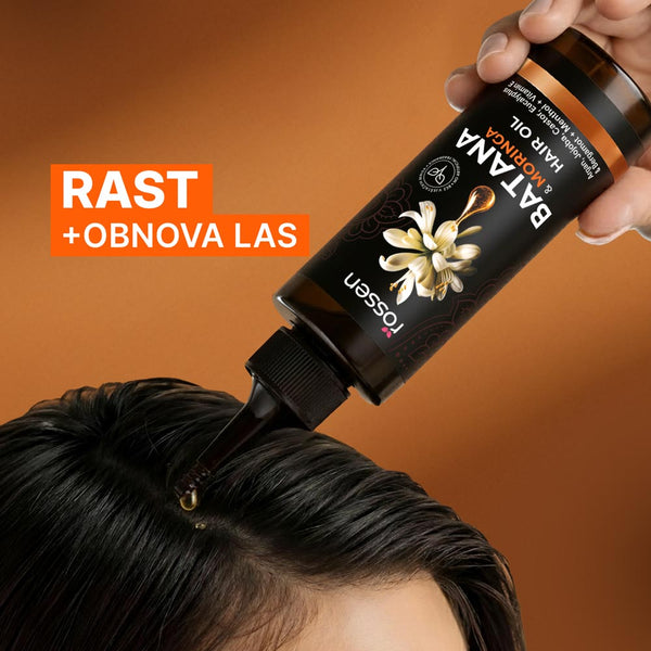 SET di Moringa e Batana per Rinforzare i Capelli
