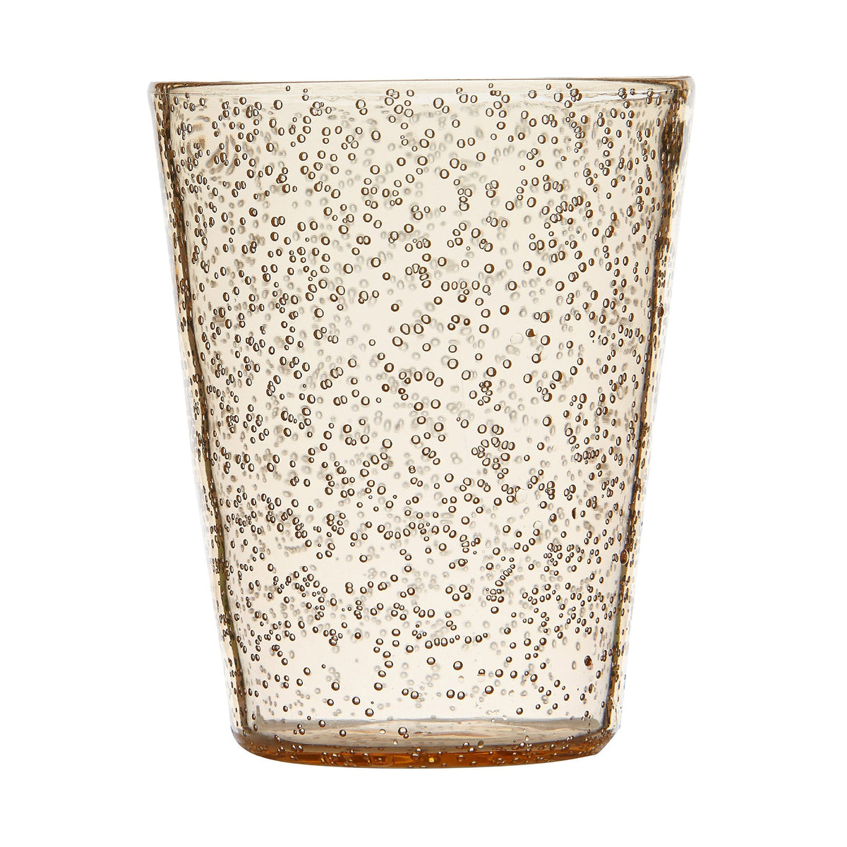 Glass Memento Synth Champagne - Tumbler in Methacrylate with Bubbles