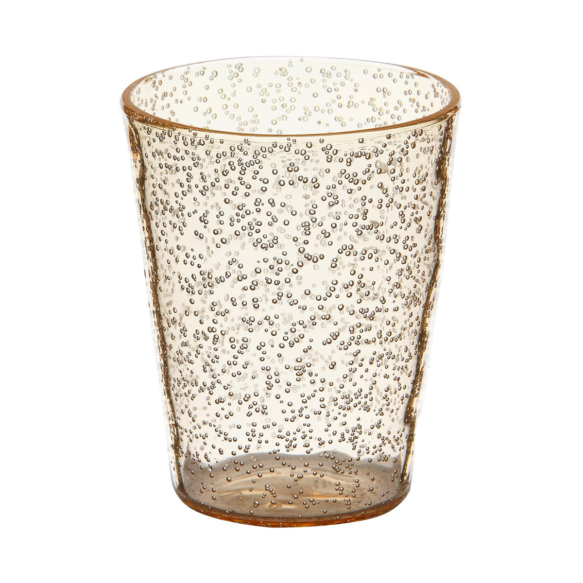 Glass Memento Synth Champagne - Tumbler in Methacrylate with Bubbles