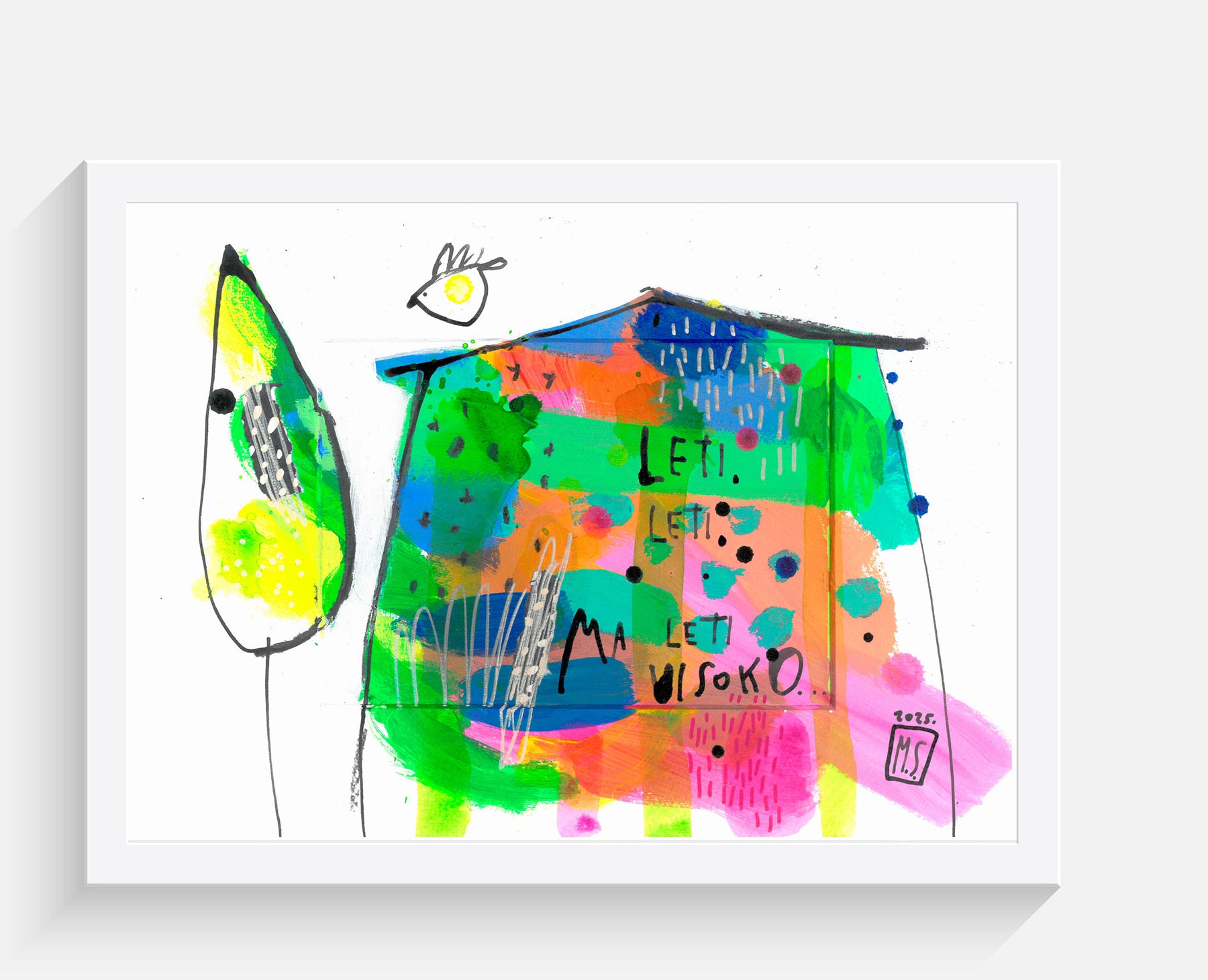 But it flies high...