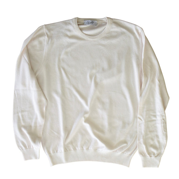 The Italian Pullover - White