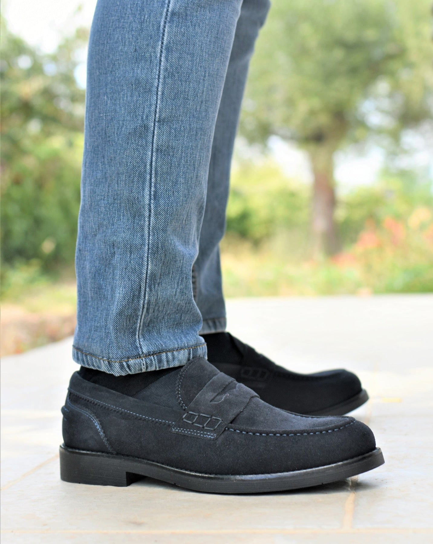 MANAROLA - Navy Suede