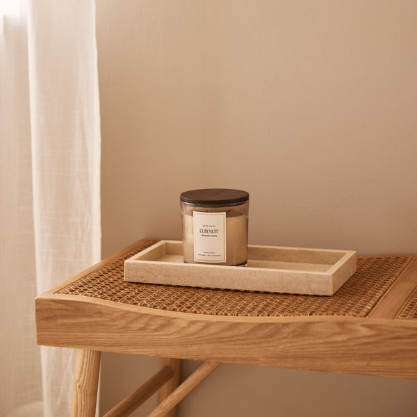 Marmer dienblad beige MOOISA