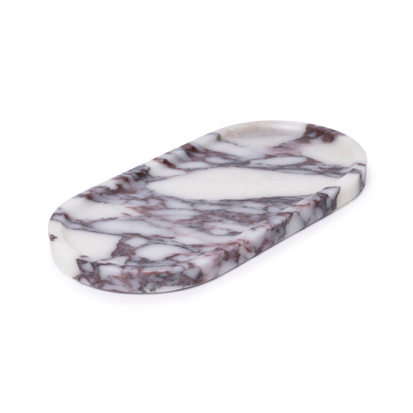 Mramorni pladanj ovalni 30x15cm Calacatta