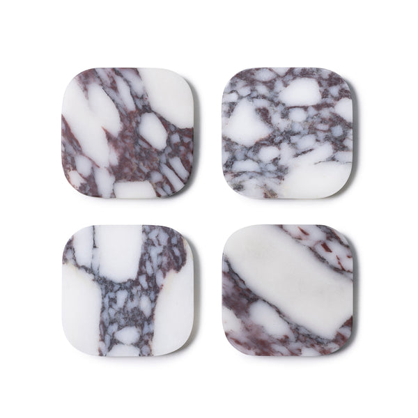 Sottobicchieri Calacatta Biologici 4 Pezzi