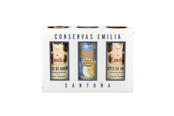 Marriage Lot Cantabrian Anchovy Gold Series and Boquerón in Olive Oil