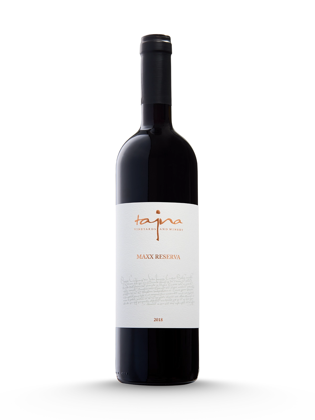 Víno Tajna, červené, Merlot, ekologické vinohrady