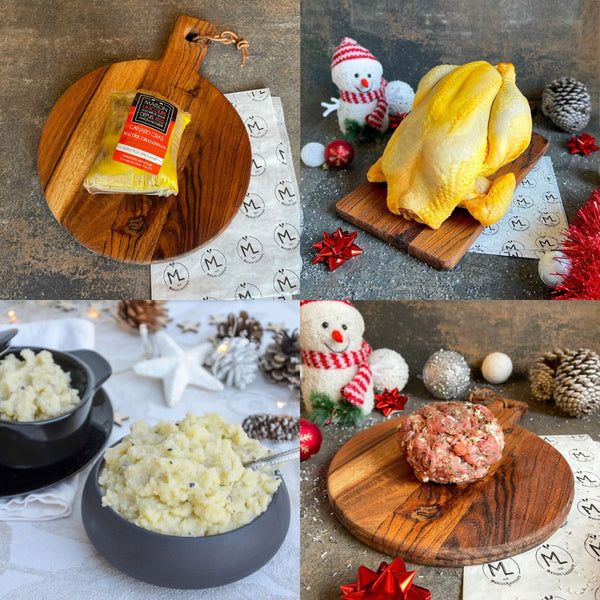 Menu Festif de Chapon Farci aux Truffes - 8 personnes