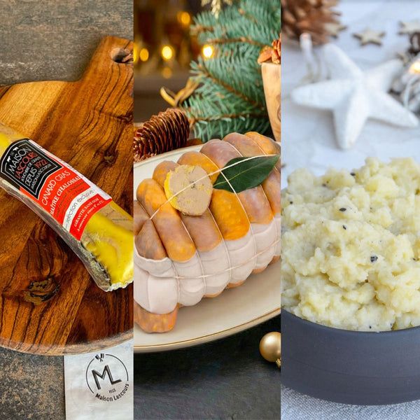 Menu Gourmet Pintade Rôtie au Foie Gras - 4 Personnes