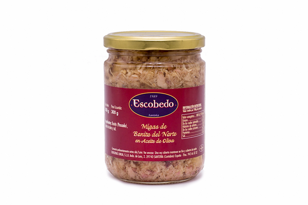 Lot of 6 Bonito Flakes in Olive Oil Escobedo Jar 430g