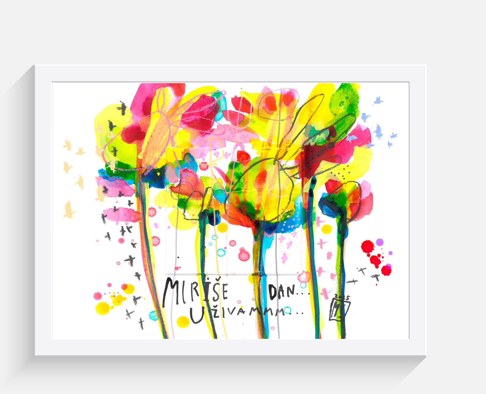 The day smells, I enjoy...