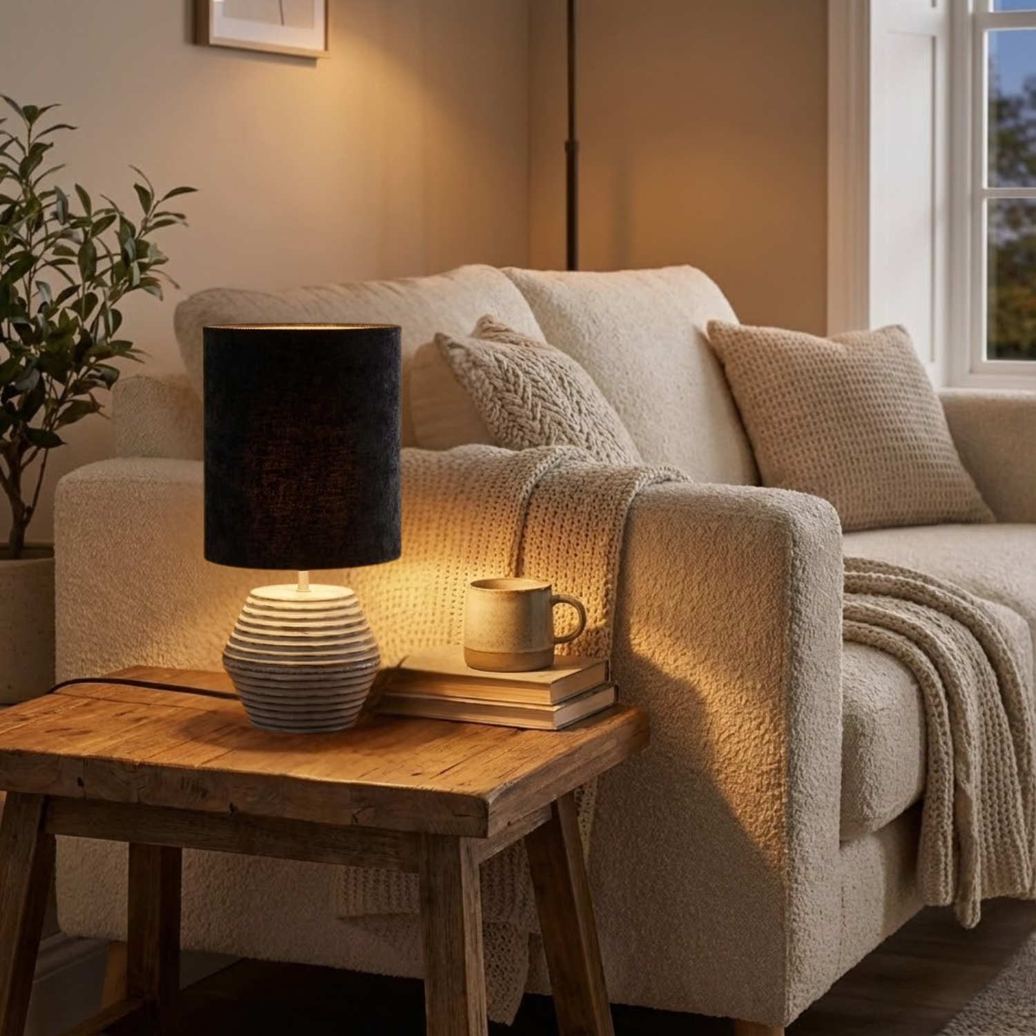 Chericoni Modena Table Lamp – 1 light – Ø20 cm - Silver / Grey