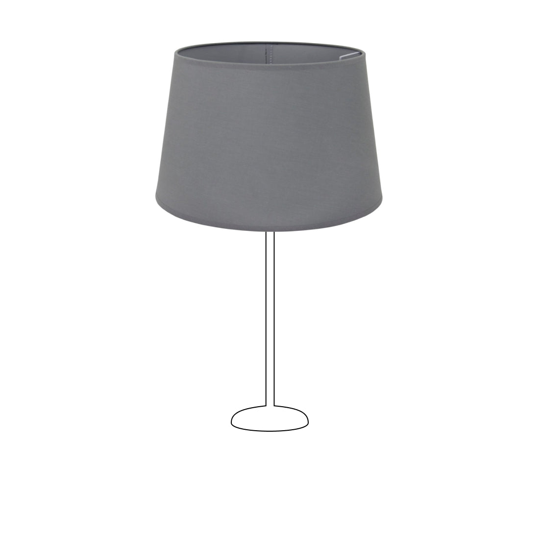 Schwarzer Drum-Rund-Lampenschirm aus Wildseide – edles Wohnaccessoire
