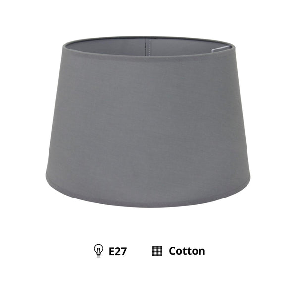 Weicher Baumwoll-Lampenschirm in Rundform – perfekt für sanftes Licht
