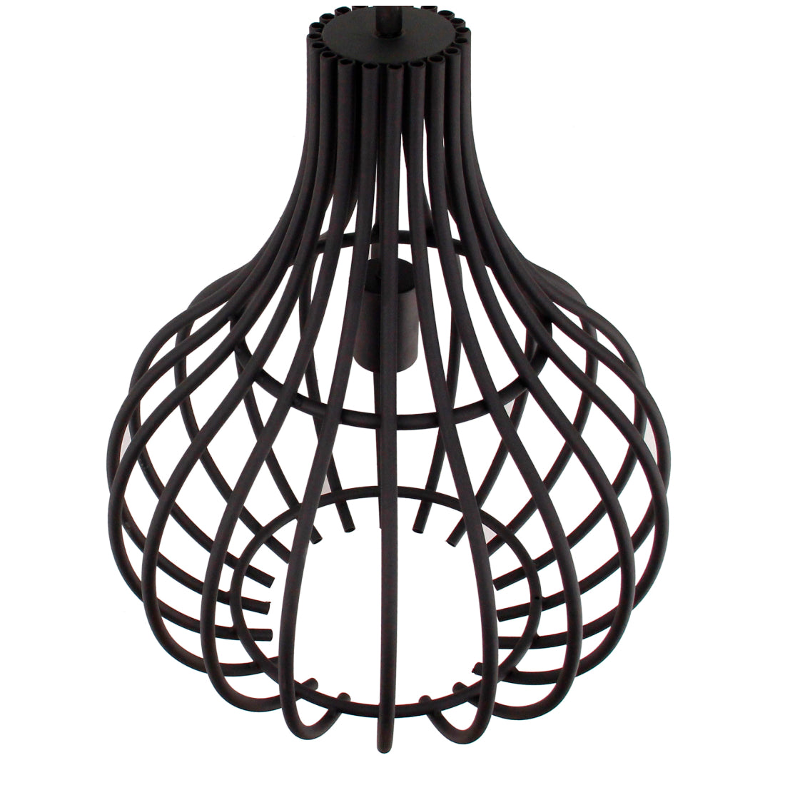 E27 Cipolle Pendelleuchte – Schwarz, 1-flammig, modernes Design für Ihr Zuhause