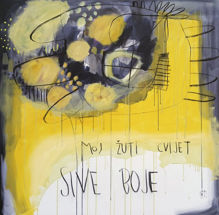 Moj žuti cvijet sive boje