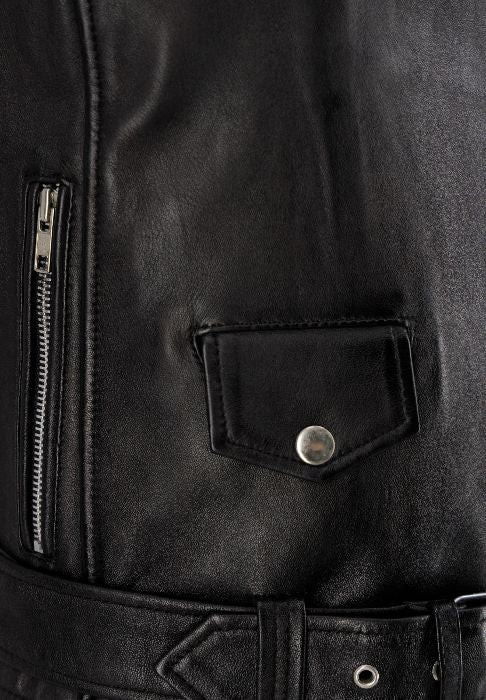 Celine women's biker gilet black