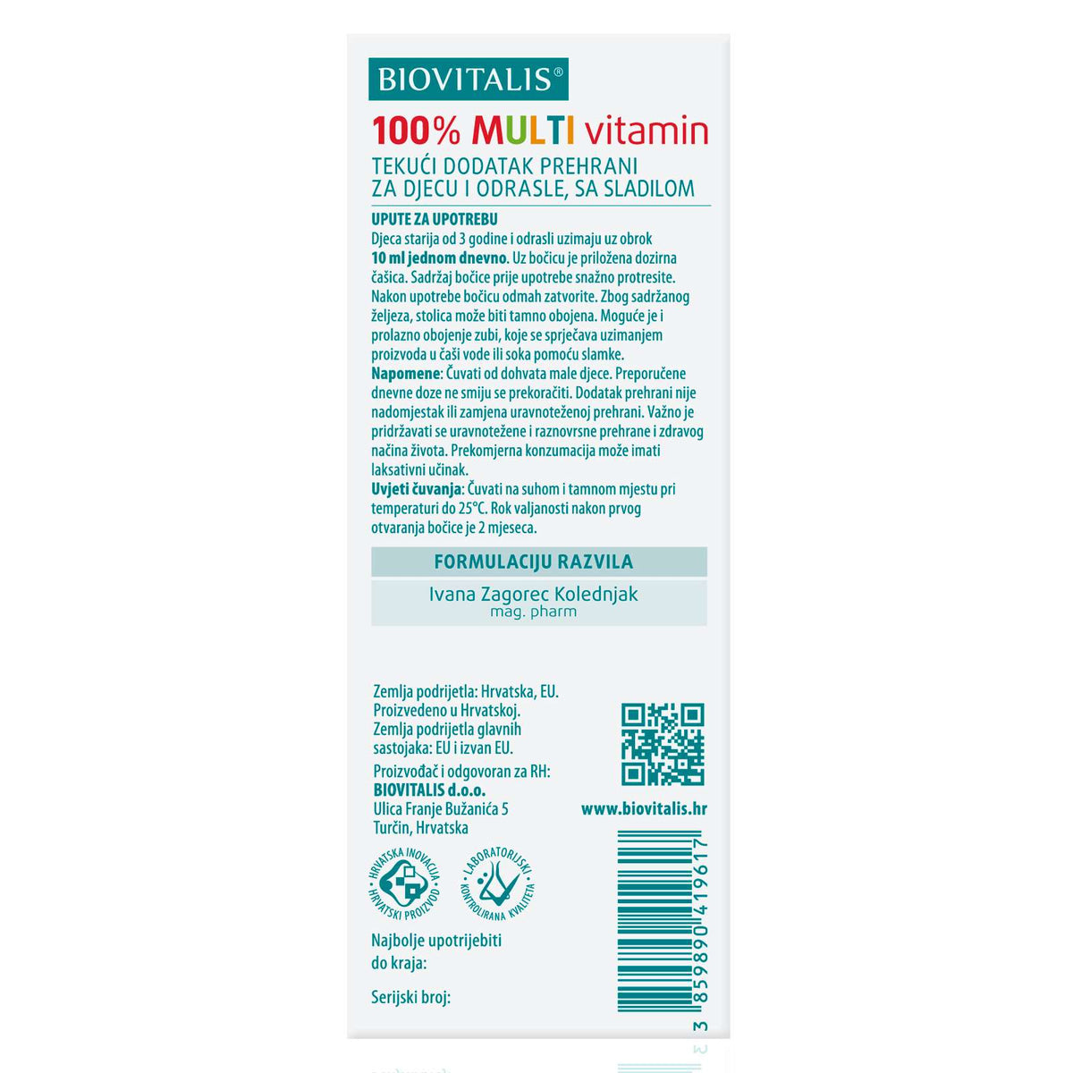 100% Multivitamin