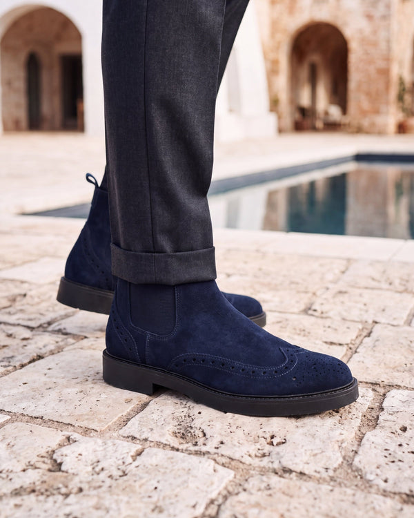 MURAT - Navy Suede