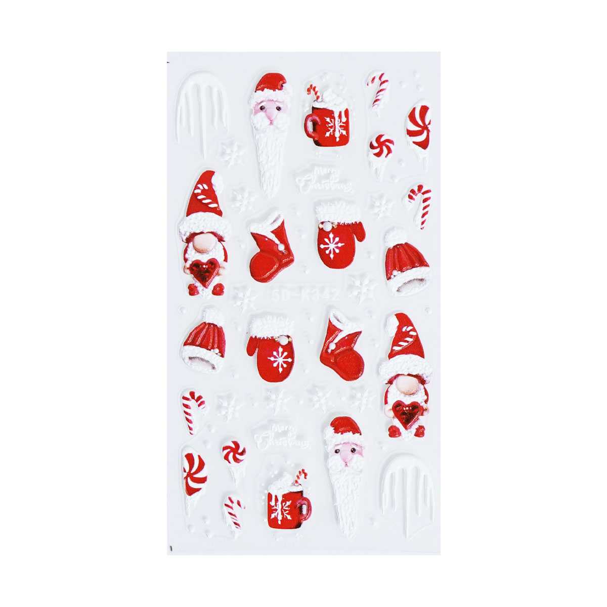 5D Nail Sticker - Sweet Christmas 1