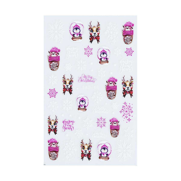 5D Nail Sticker - Sweet Christmas 2