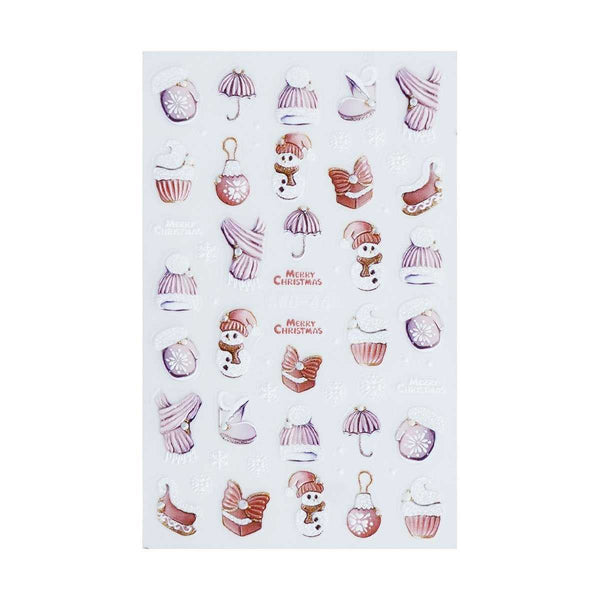 5D Nail Sticker - Cozy X-Mas 1